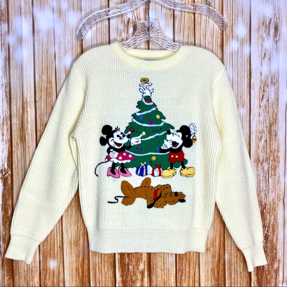 Disney Sweaters - Vintage Disney Mickey Mouse Sweater Minnie Mouse